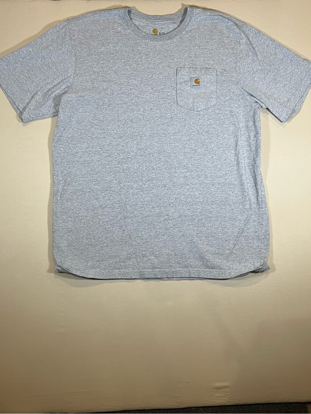 Carhartt‎ Light Heather Gray Short-Sleeve Pocket Tee